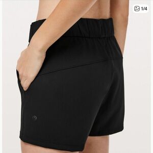 LULULEMON Women's On The Fly Shorts Black Size 10